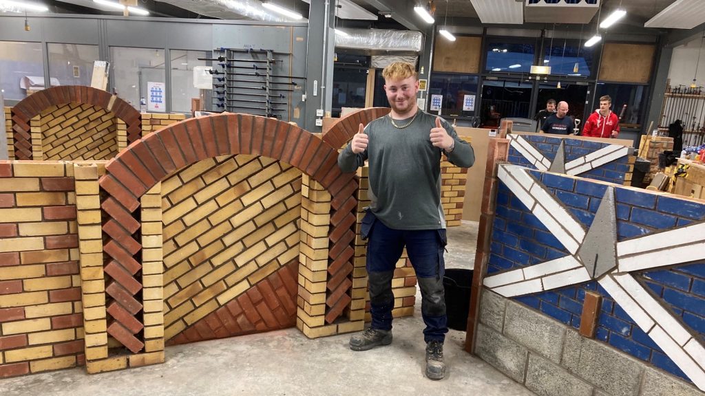 Fareham College Bricklaying Student Jago Wins Gold at SkillBuild Finals